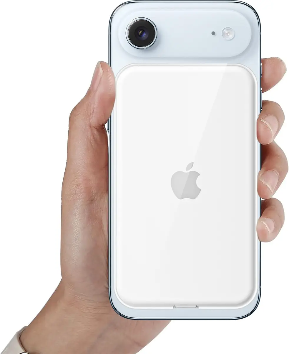 oakxco Clear Silicone Case for iPhone Air Magsafe Battery Pack | Slim Fit, Matte Finish - view 8