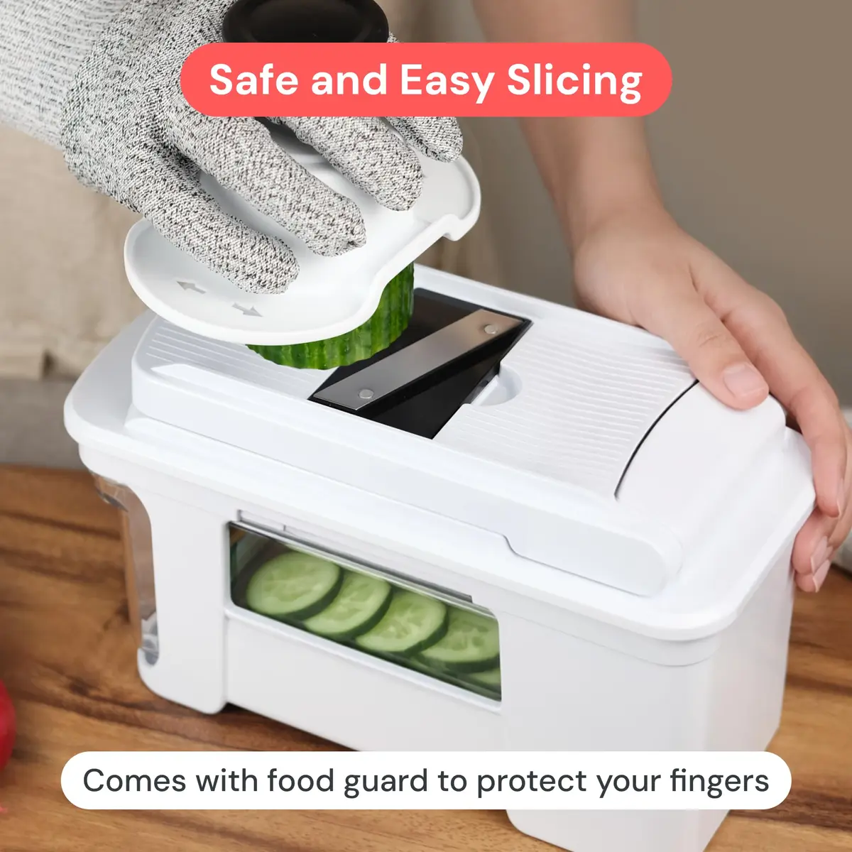 Fullstar Pro XL Vegetable Chopper & Mandoline Slicer 11-in-1 | 8 Stainless Steel Blades & Catch Tray - view 3