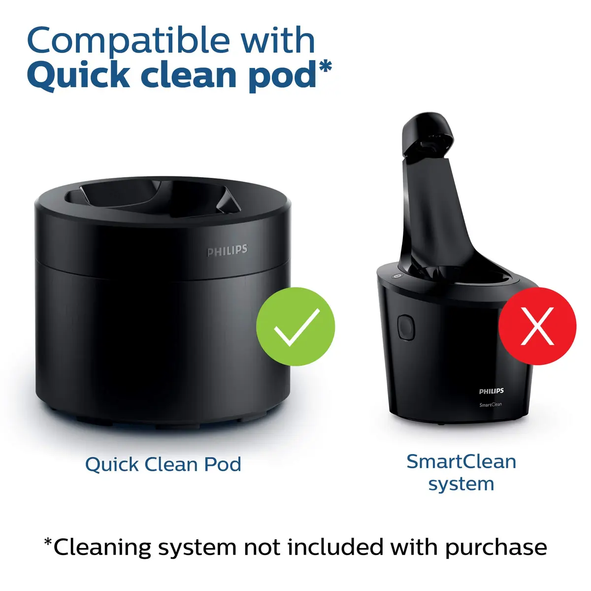 Norelco Philips Quick Clean Pod Cartridge 5.41 Fl Oz (Pack of 6) | Skin-Friendly Alcohol-Free Formula - view 8