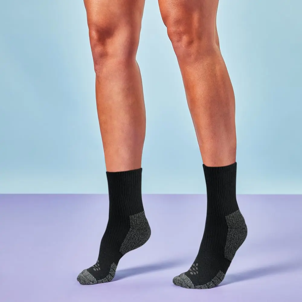 Grandview Hosiery LLC Flow Cushion High Impact Mid-Crew Socks 10-14.5 | Maximum Impact Comfort & Support - view 2
