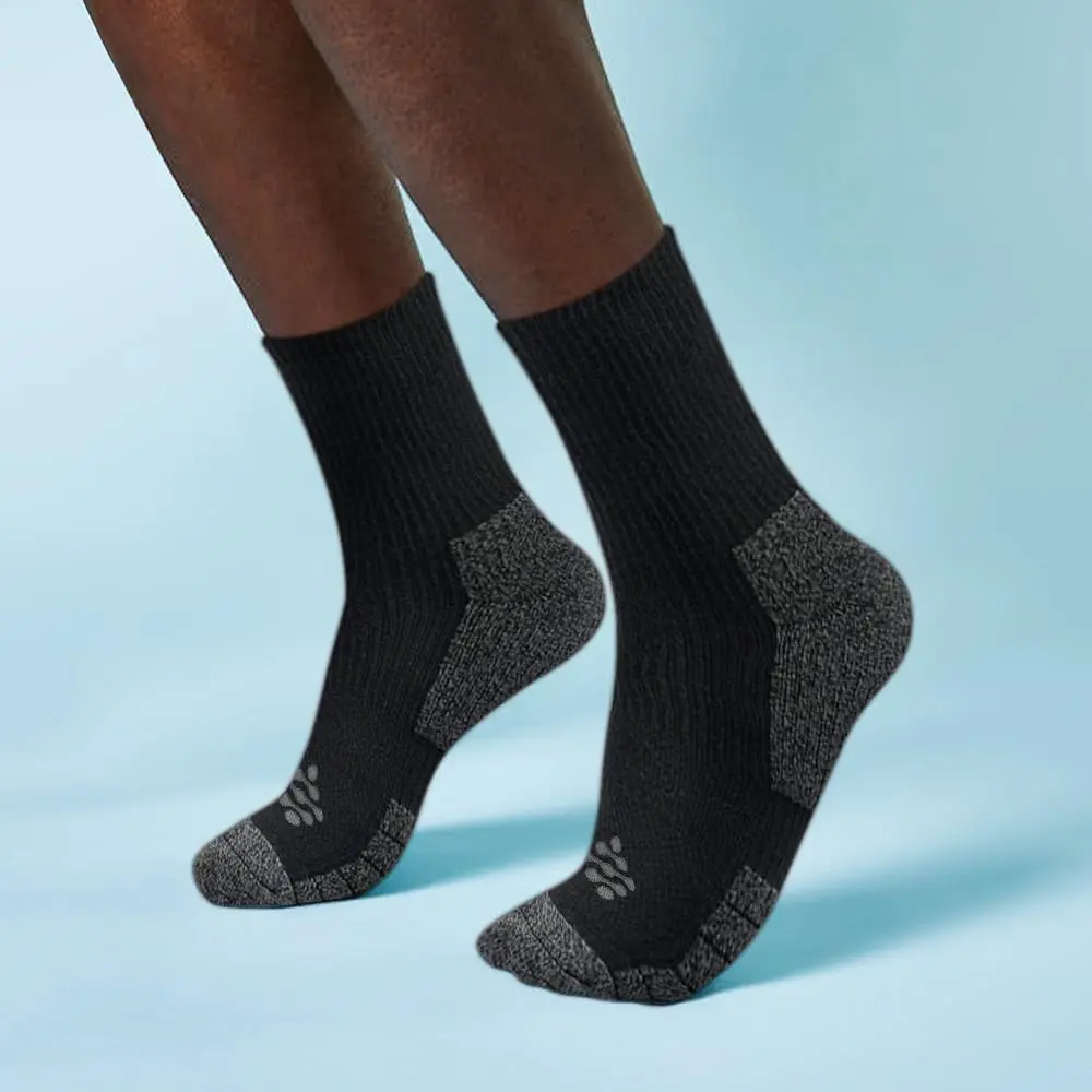 Grandview Hosiery LLC Flow Cushion High Impact Mid-Crew Socks 10-14.5 | Maximum Impact Comfort & Support - view 4