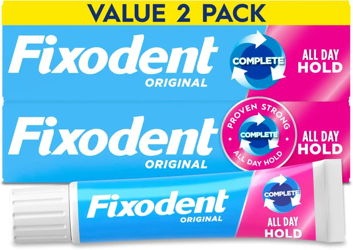 Fixodent Complete Original Denture Adhesive Cream 2.4 oz (71ml) | #1 Dentist Recommended - main product image