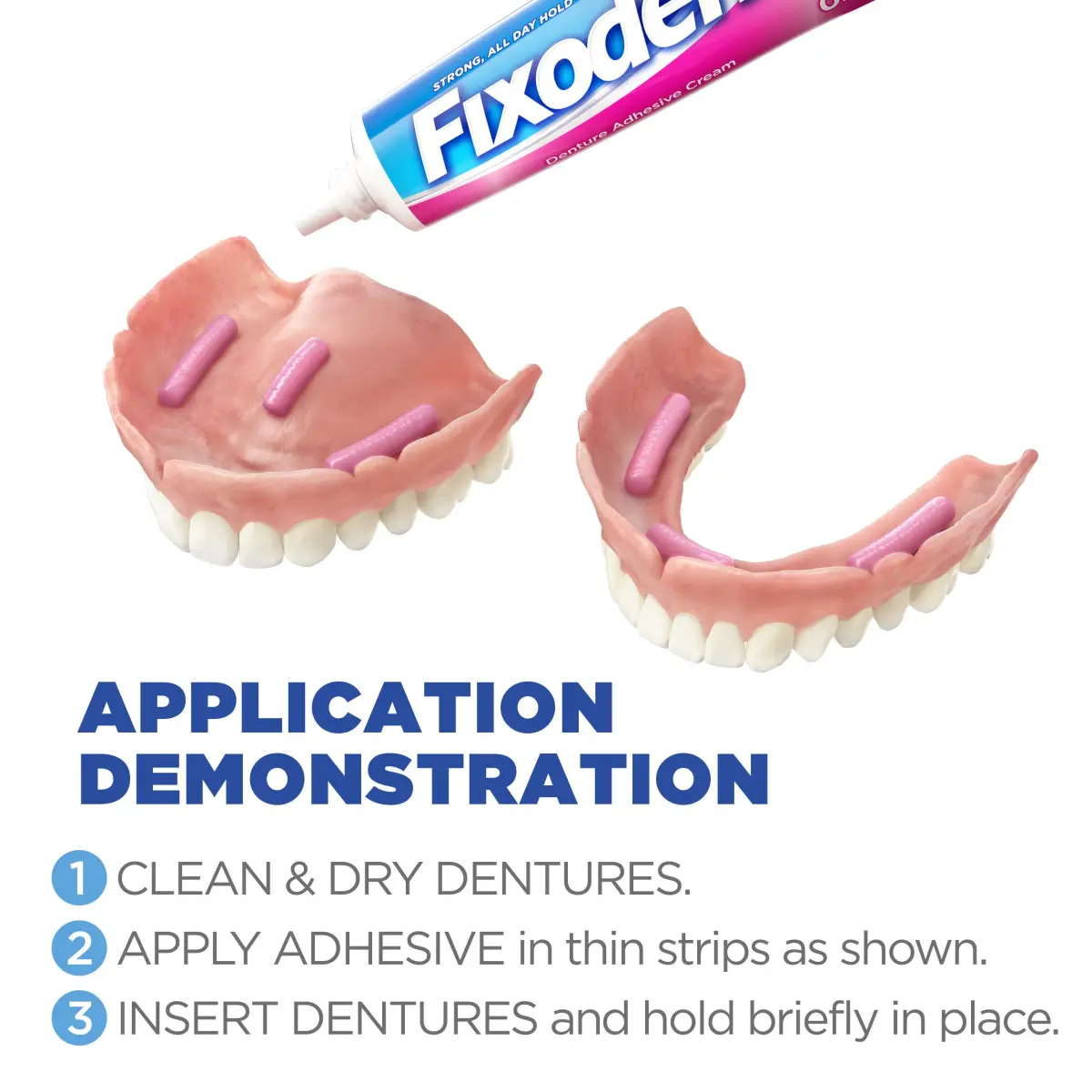 Fixodent Complete Original Denture Adhesive Cream 2.4 oz (71ml) | #1 Dentist Recommended - view 7