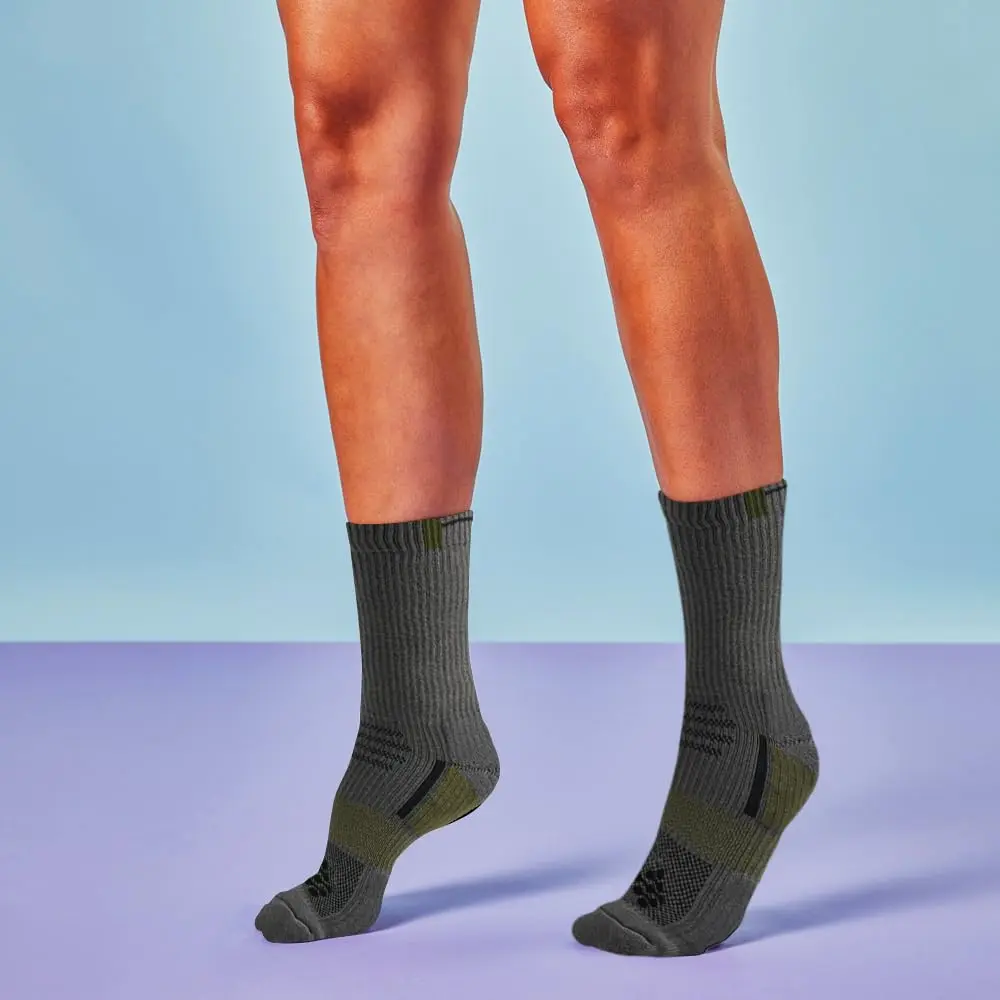 Grandview Hosiery LLC Flow Cushion High Impact Crew Socks 10-14.5 | Maximum Impact Comfort for Active Men - view 3