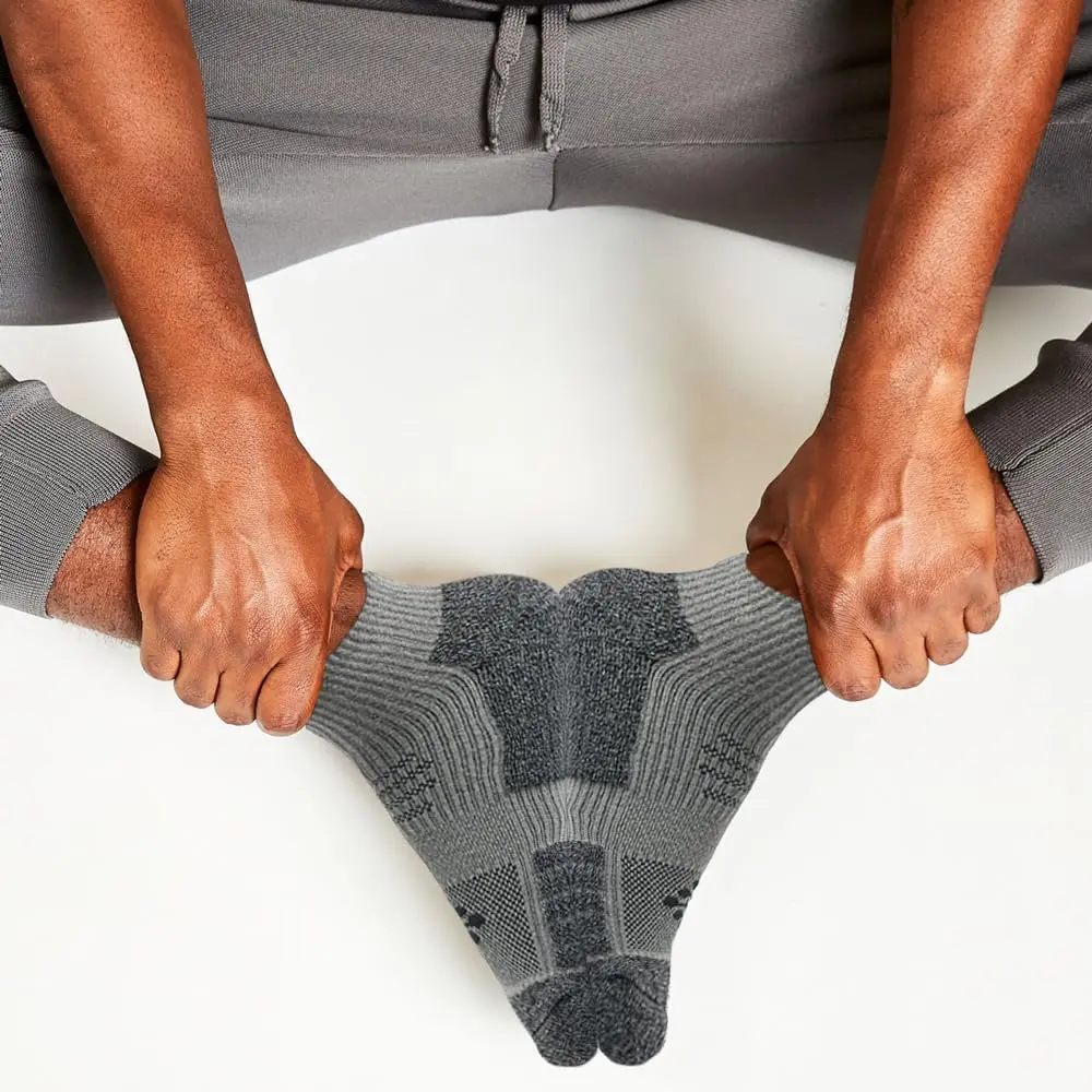 Grandview Hosiery LLC Flow Cushion High Impact Quarter Sock Large 10-14.5 | Impact Protection & Comfort - view 3
