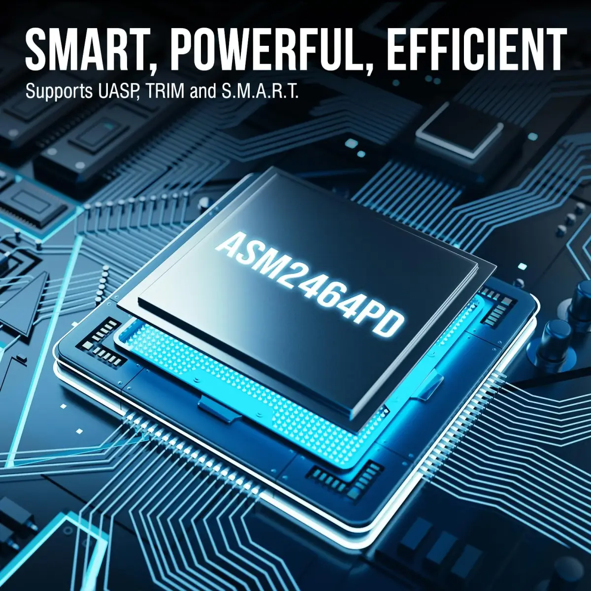SABRENT USB4 NVMe SSD Enclosure EC-U4TN | 3900MB/s Tool-Free External Drive Case for PCIe Gen4 SSDs - view 4