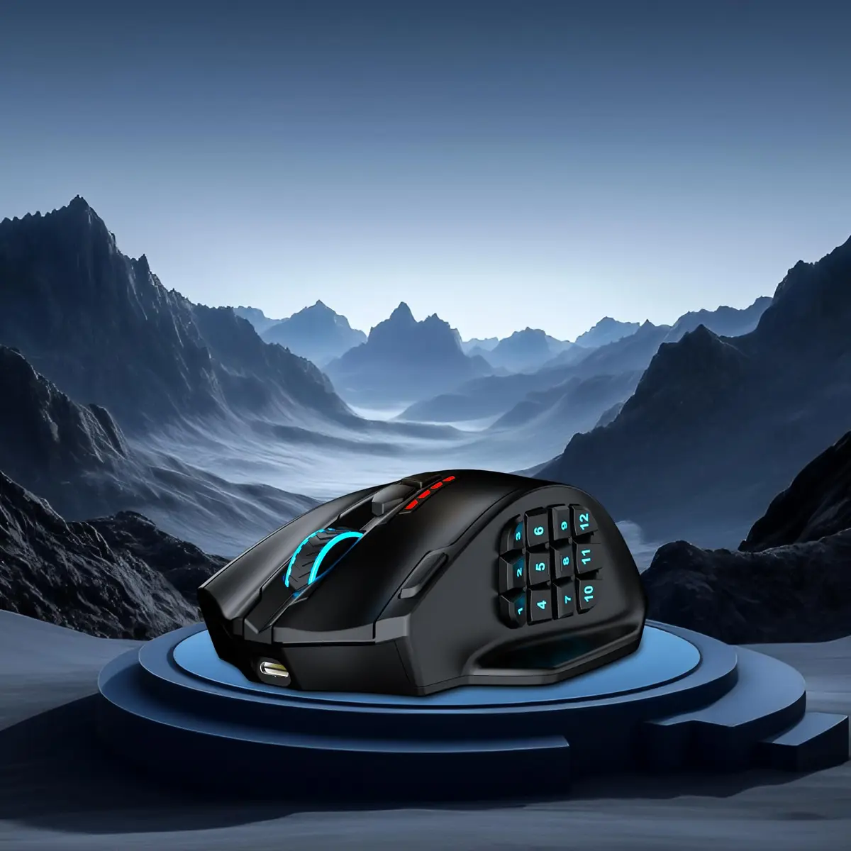 Redragon M913 MAX Wireless MMO Gaming Mouse 26000 DPI | 18 Programmable Buttons, 26000 DPI - view 9