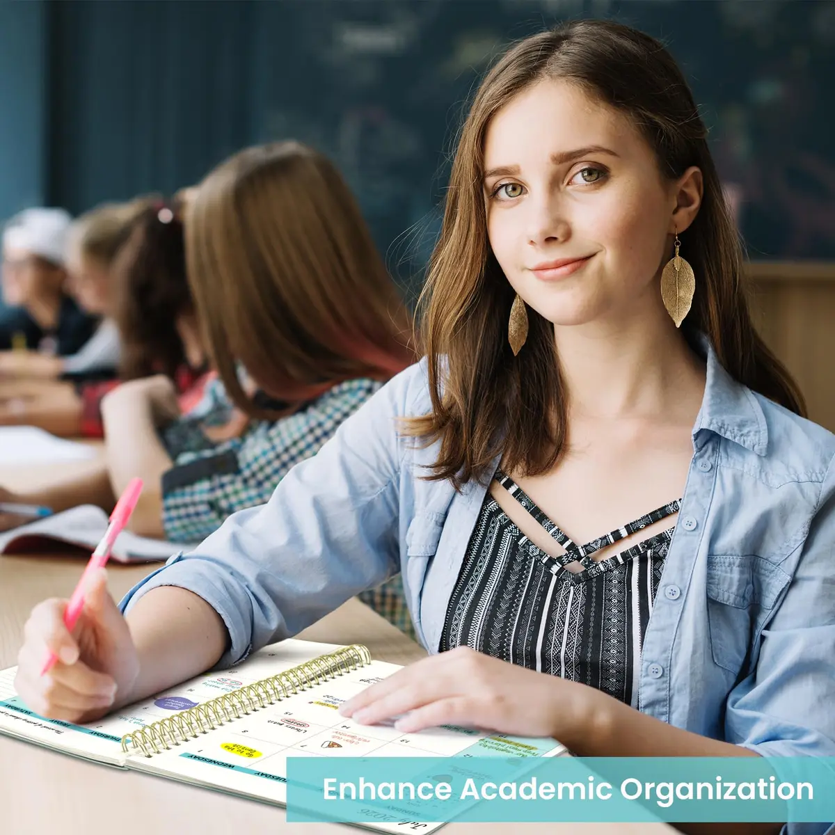 Taja Monthly Planner 2026-2027 7x10 inches | 18 Months Calendar, Jul 2026-Dec 2027 - view 7