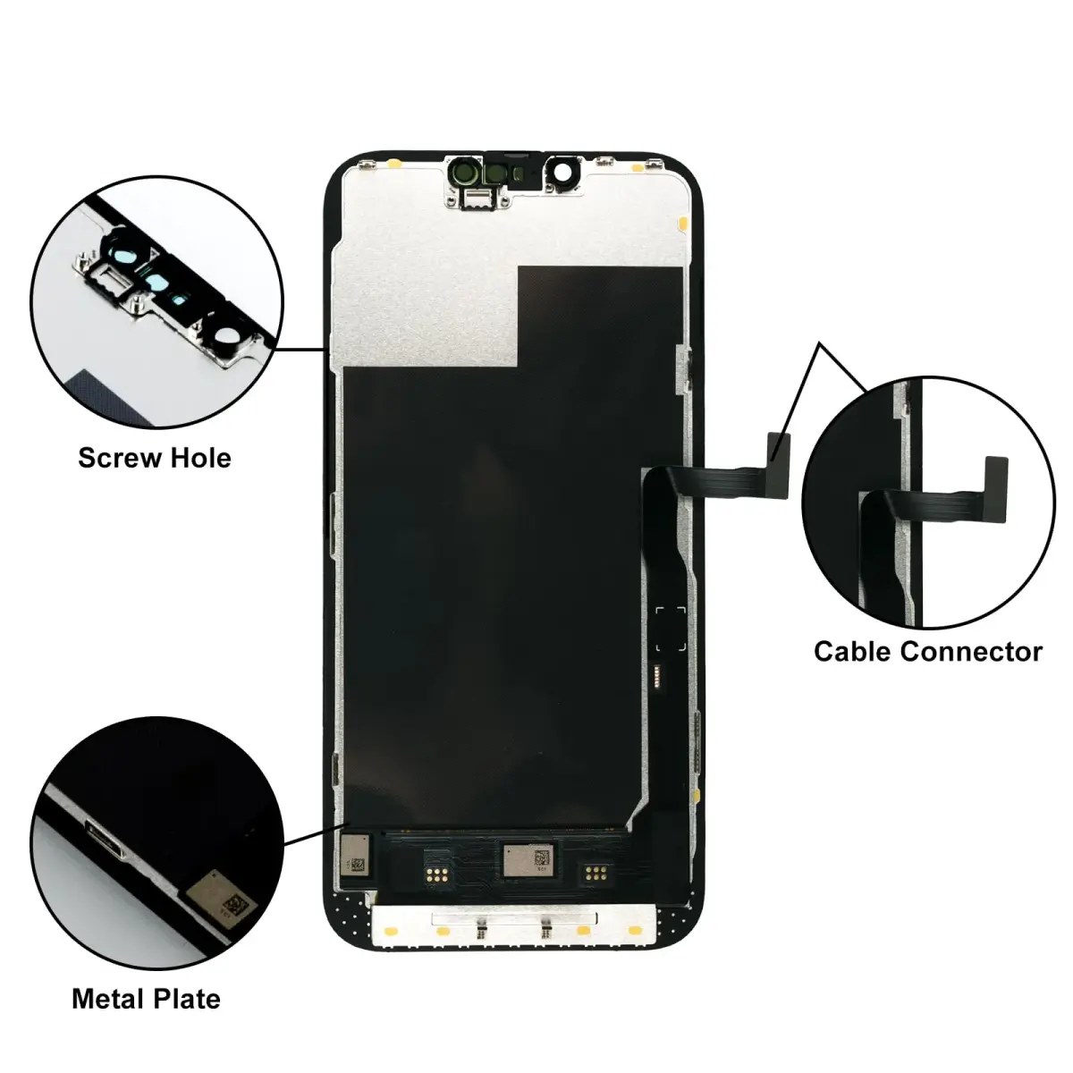 LL TRADER 6.7" iPhone 13 Pro Max Screen Replacement FHD LCD Display with Repair Kit - view 3