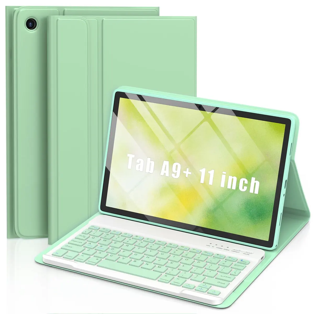 MMK Keyboard Case for Samsung Galaxy Tab A9+ 11 Inch | Detachable Bluetooth Keyboard, Long Battery Life, All-Around TPU Protection - main product image
