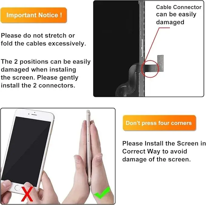 LL TRADER iPhone 12 Mini Screen Replacement 5.4" (13.7 cm) LCD Display with Repair Kit | Touch Digitizer Assembly - view 7