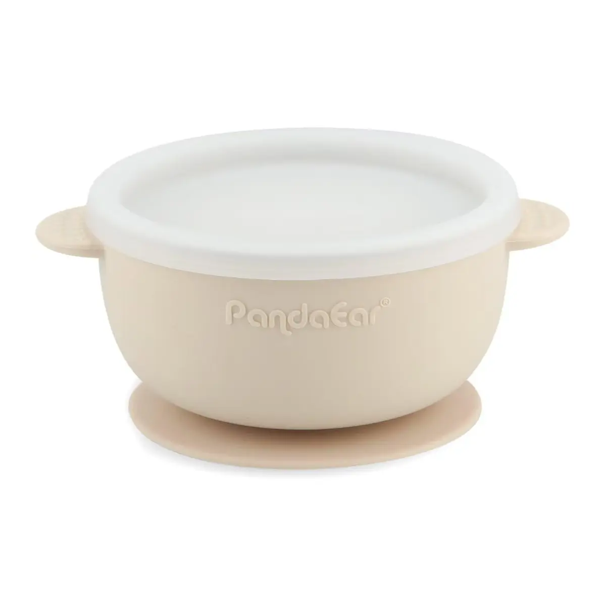 PandaEar 3 Pack Stainless Steel Baby Suction Bowls With Lids | Non-Slip, Shatterproof, Dishwasher Safe - view 7