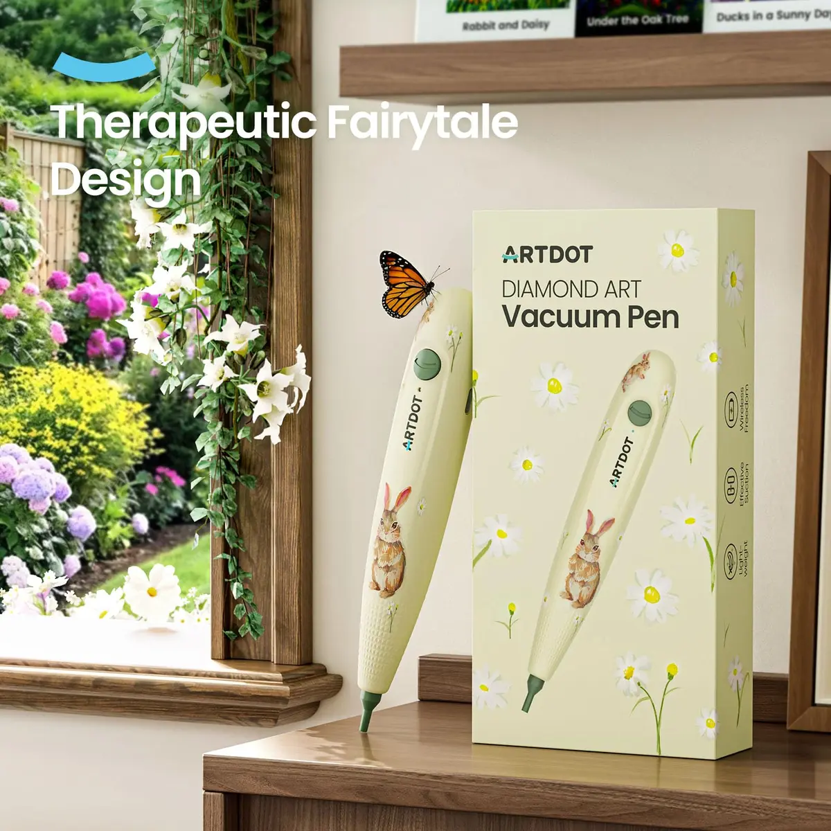 ARTDOT Wireless Vacuum Pen for Diamond Art Kit | Long-Lasting Electric Tool for Adults - view 8