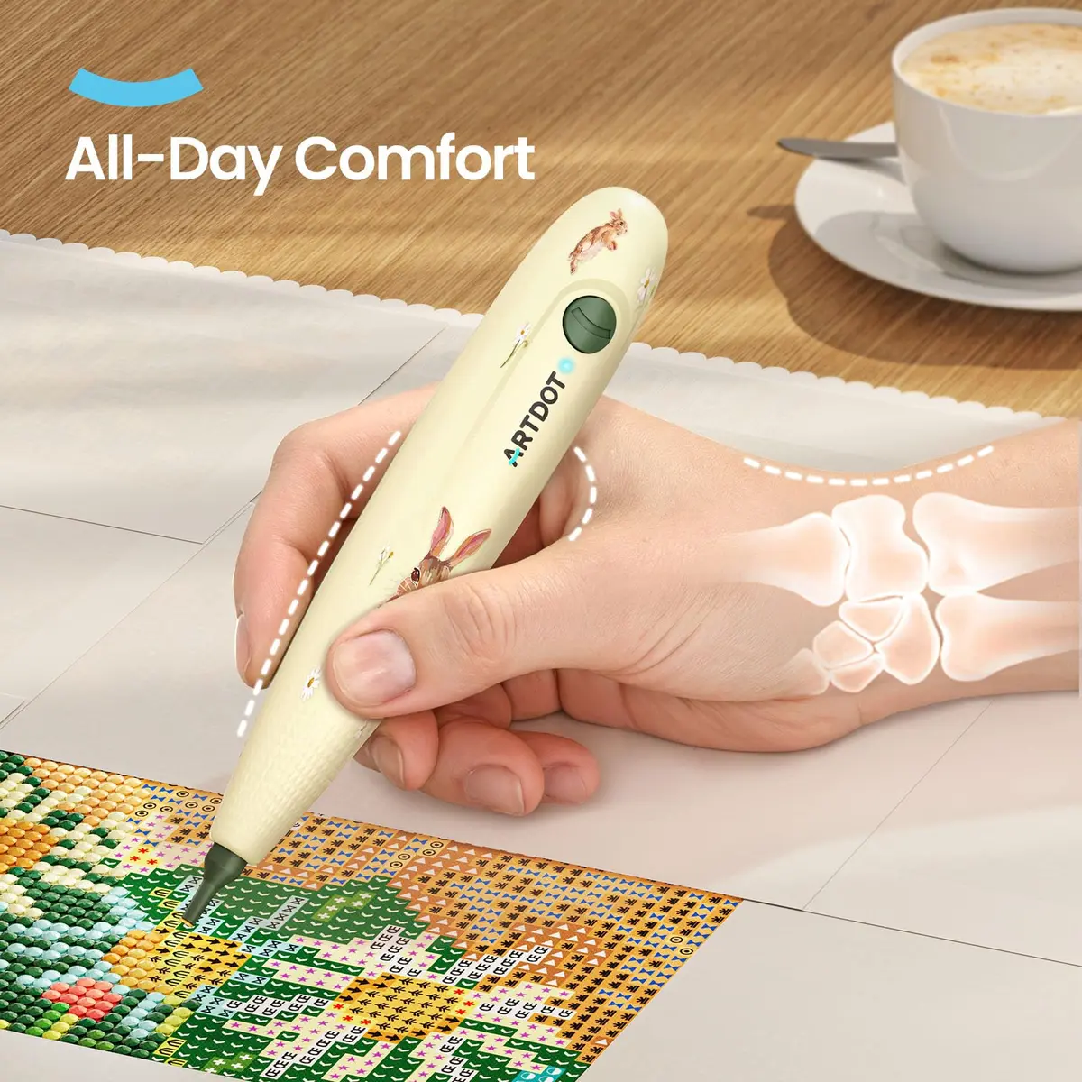 ARTDOT Wireless Vacuum Pen for Diamond Art Kit | Long-Lasting Electric Tool for Adults - view 3