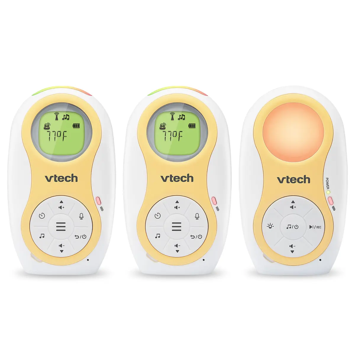 VTech DM1215-2 Digital Audio Baby Monitor with 2 Parent Units & 1500ft Range | Night Light, Lullabies, Two-Way Talk, Temp Sensor - main product image