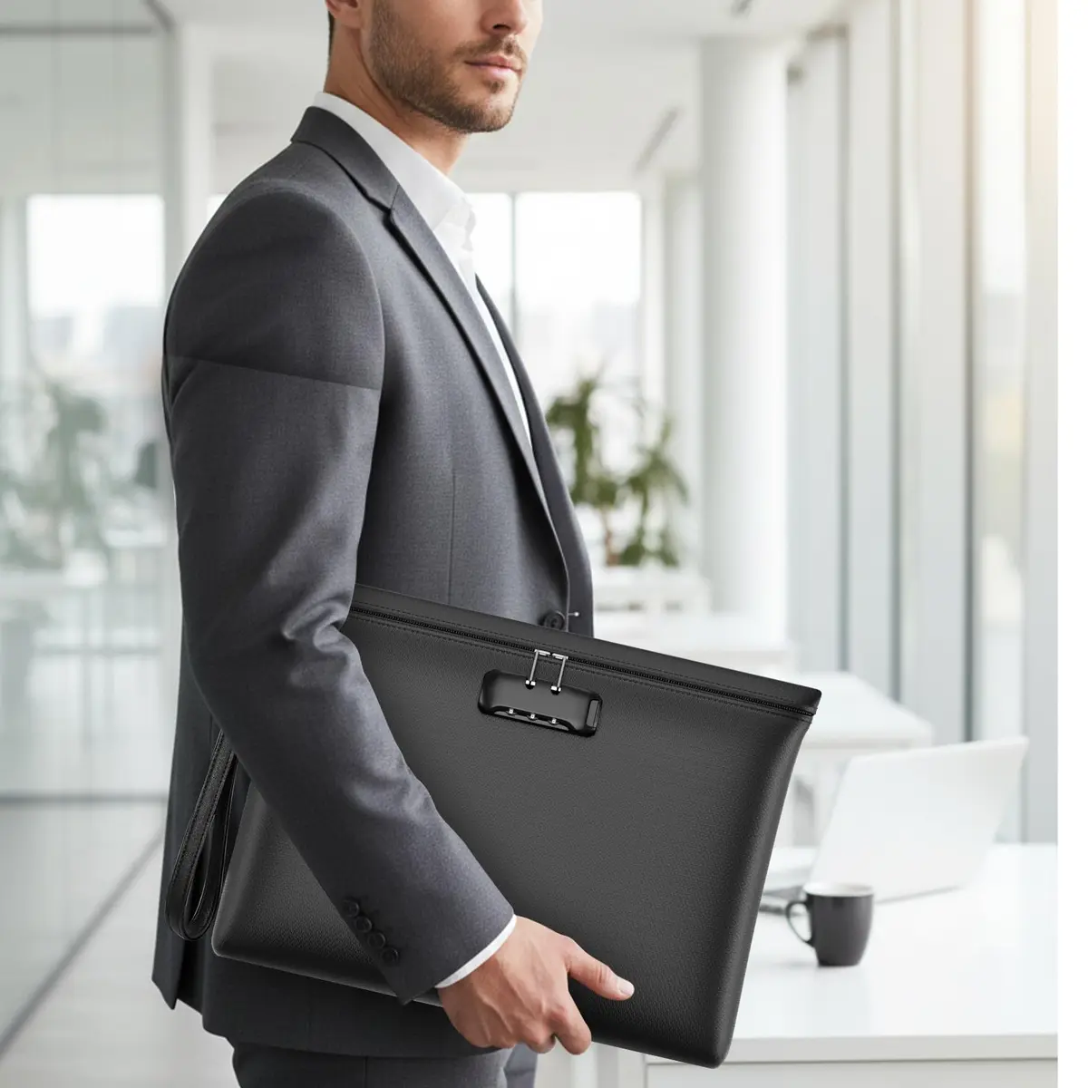 ZOOPIP Fireproof Document Bag Lock 14.3"x10.2" | Waterproof & Flame Resistant (70-120 chars) - view 7