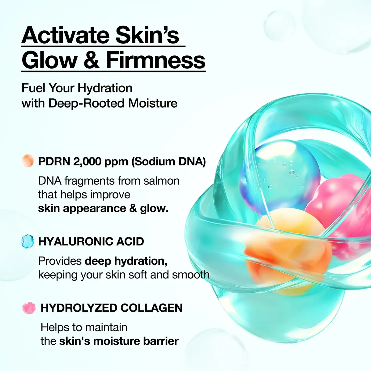 ANUA PDRN Collagen Glow Facial Serum Spray 1.01 fl oz | Hydrating, Glow-Boosting Mist for All Skin Types - view 4
