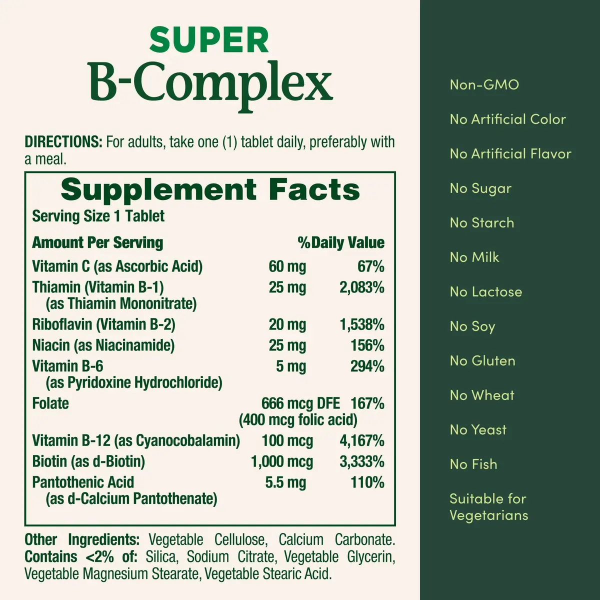 Nature's Bounty Super B Complex Vitamins with Vitamin C & Folic Acid, 150 Tablets (Pack of 3) | Supports Cellular Energy & Immune Health - view 5