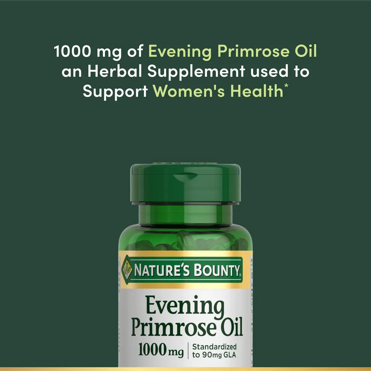 Nature's Bounty Primrose Oil 1000mg Gluten Free Herbal Supplement 180 Count (Pack of 3) | Promotes Women's Health - view 4