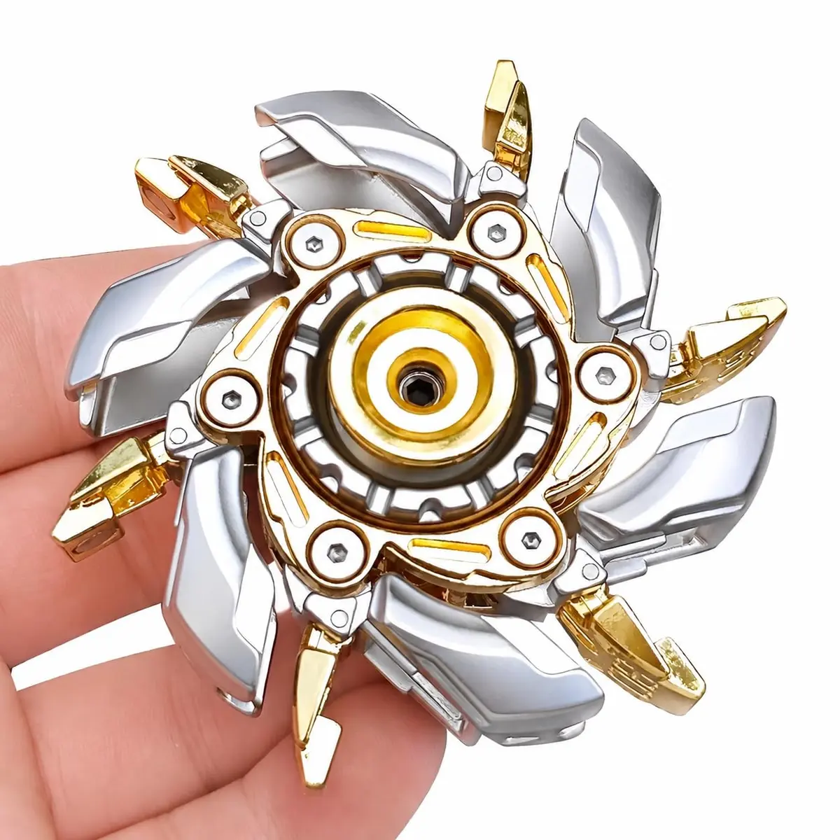 T-Conceal Metal Fidget Slider Spinner 50mm (1.96in) Diameter | Tactile Feedback & Stress Relief - main product image