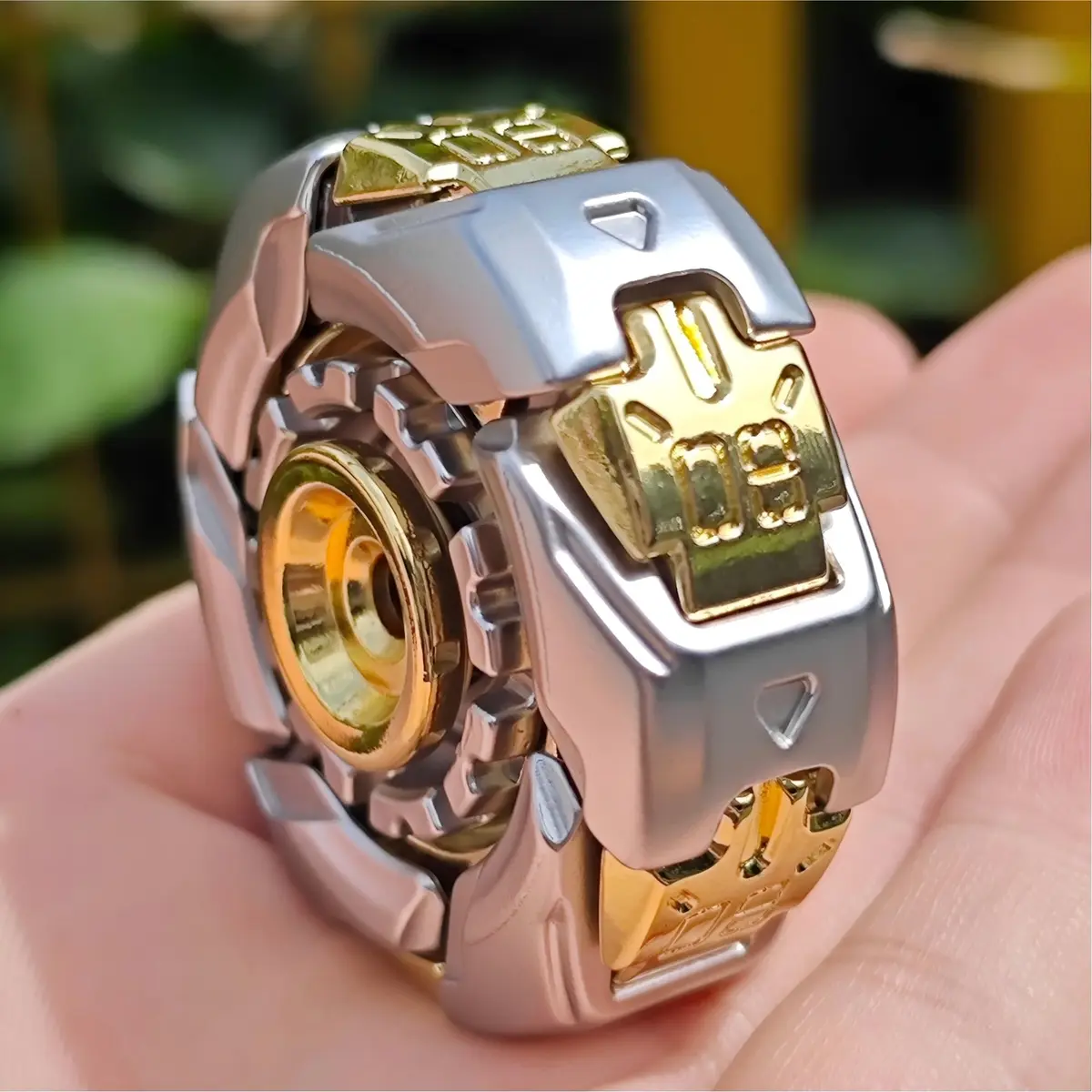 T-Conceal Metal Fidget Slider Spinner 50mm (1.96in) Diameter | Tactile Feedback & Stress Relief - view 3