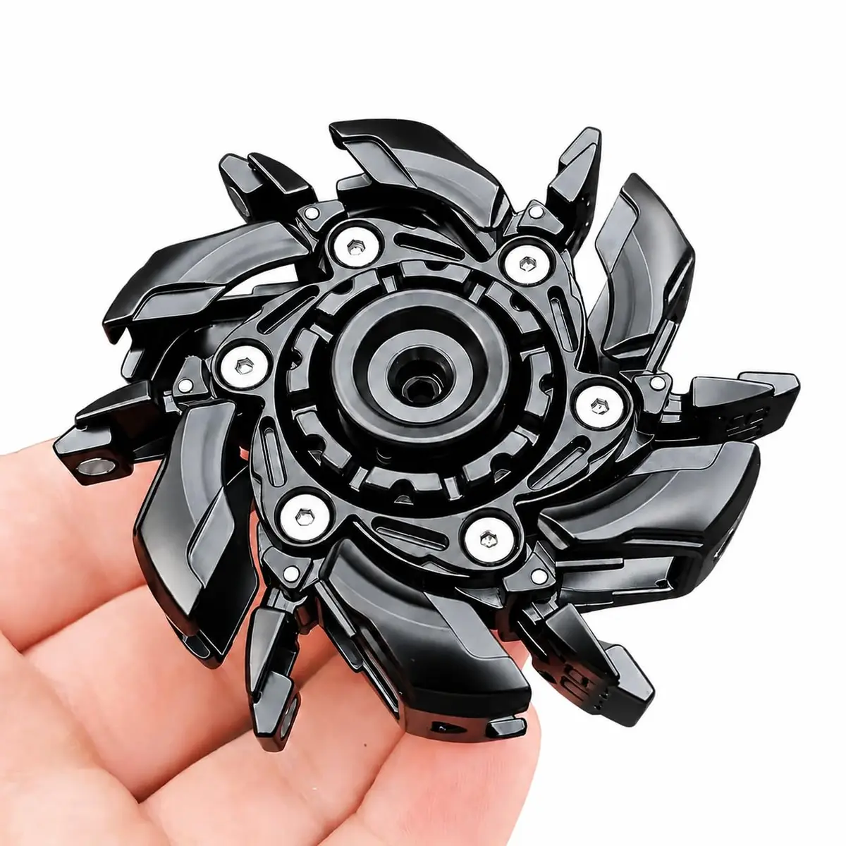 T-Conceal EDC Fidget Slider Black Metal Toy | Stress Relief for Adults, Magnetic, Haptic Feedback - main product image