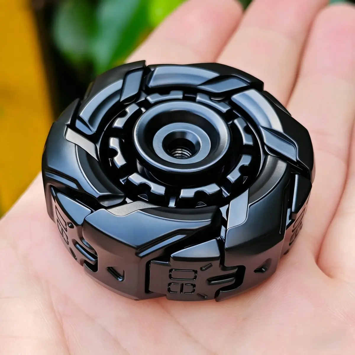 T-Conceal EDC Fidget Slider Black Metal Toy | Stress Relief for Adults, Magnetic, Haptic Feedback - view 2