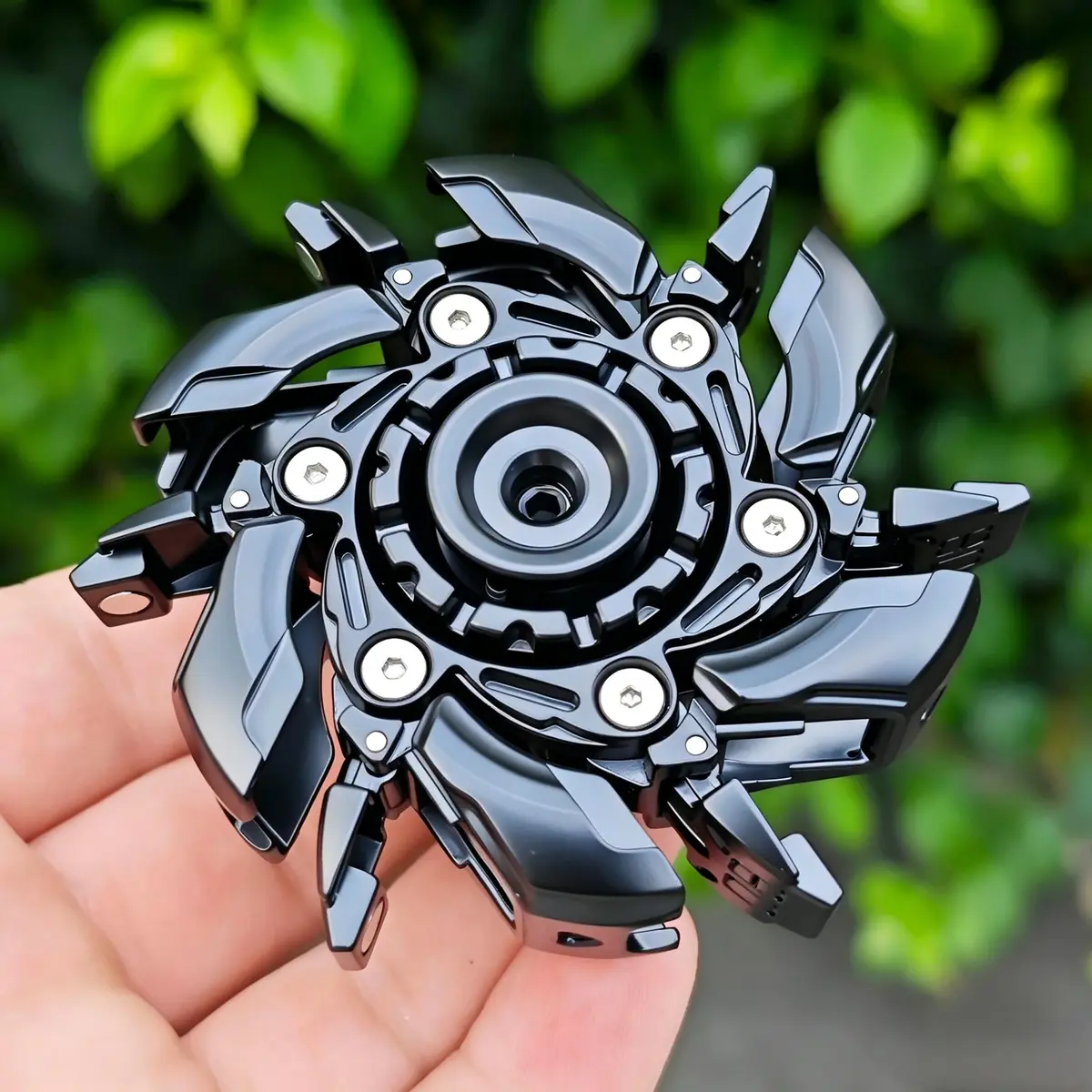 T-Conceal EDC Fidget Slider Black Metal Toy | Stress Relief for Adults, Magnetic, Haptic Feedback - view 3