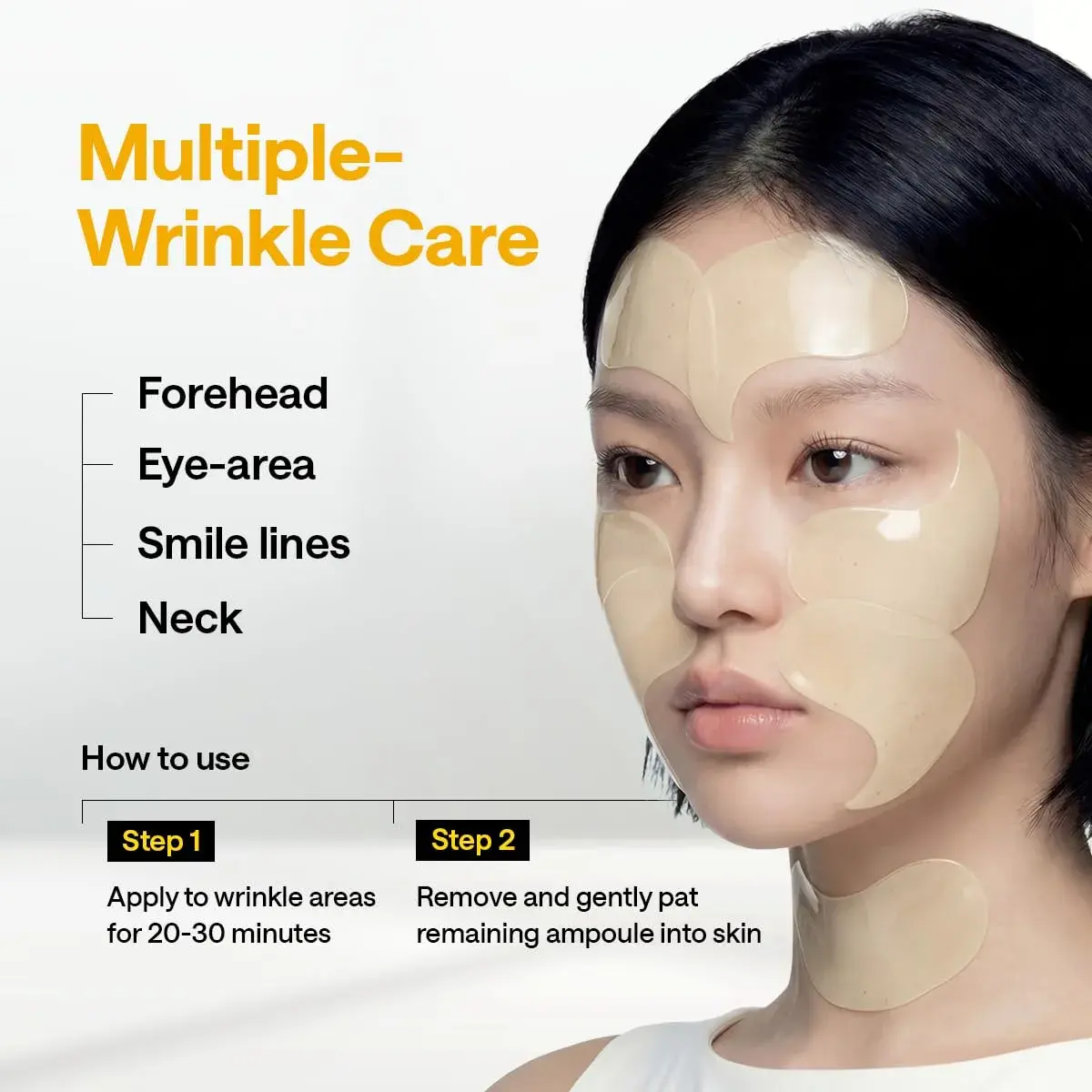 MEDIHEAL Vitamin C Collagen Capsule Eye Patches 60 Count | Brightening & Firming Hydrogel Pads for Dark Circles & Fine Lines - view 7
