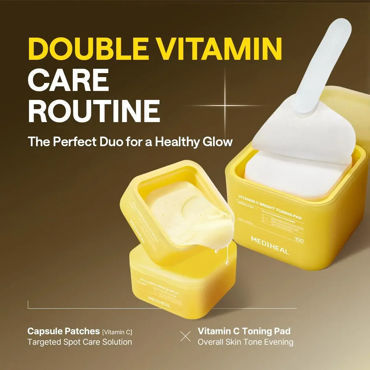 MEDIHEAL Vitamin C Collagen Capsule Eye Patches 60 Count | Brightening & Firming Hydrogel Pads for Dark Circles & Fine Lines - view 8
