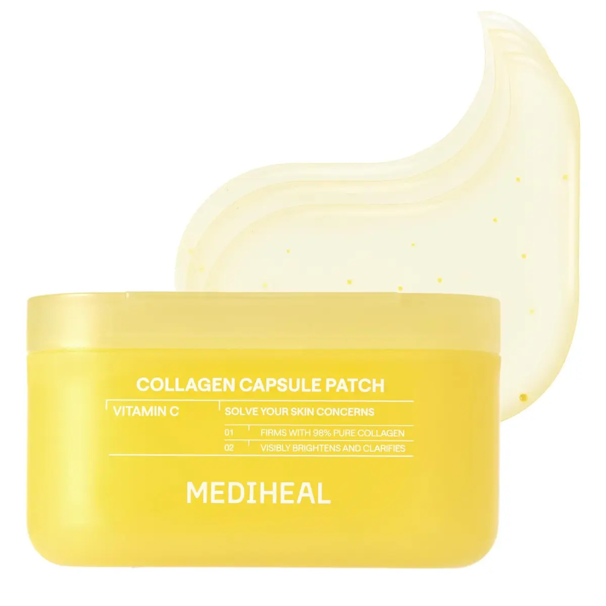 MEDIHEAL Vitamin C Collagen Capsule Eye Patches 60 Count | Brightening & Firming Hydrogel Pads for Dark Circles & Fine Lines - view 2