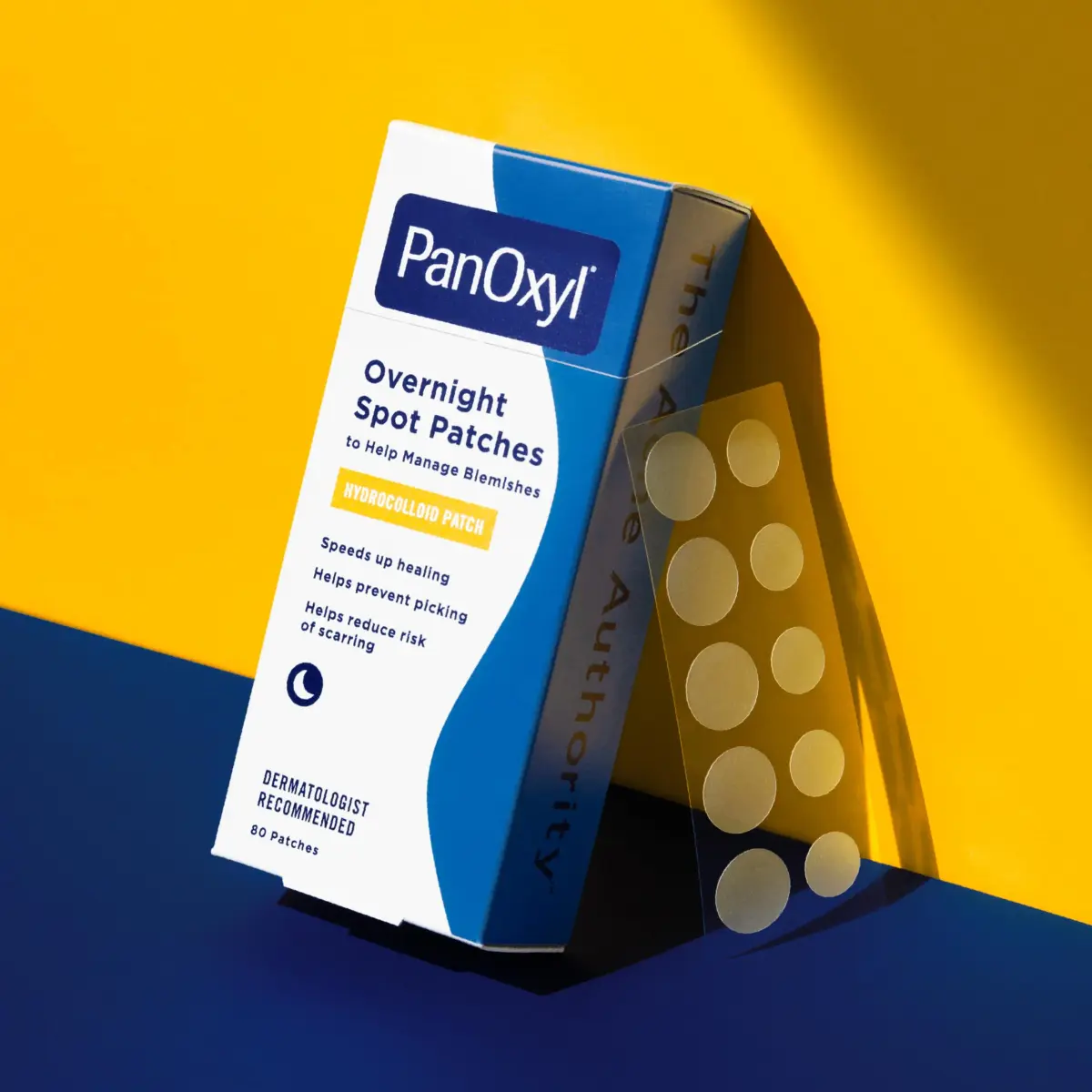 PanOxyl PM Overnight Spot Patches, 80 Count (Pack of 2) | Hydrocolloid Healing for Blemishes - view 9