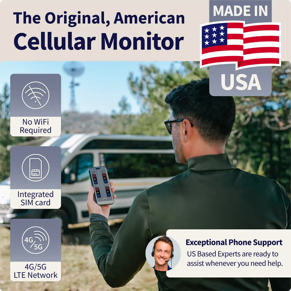 MarCELL Cellular Pet Temperature Monitor for RVs – No WiFi Needed | Instant Alerts & Cellular Advantage (100-120 chars) - view 4