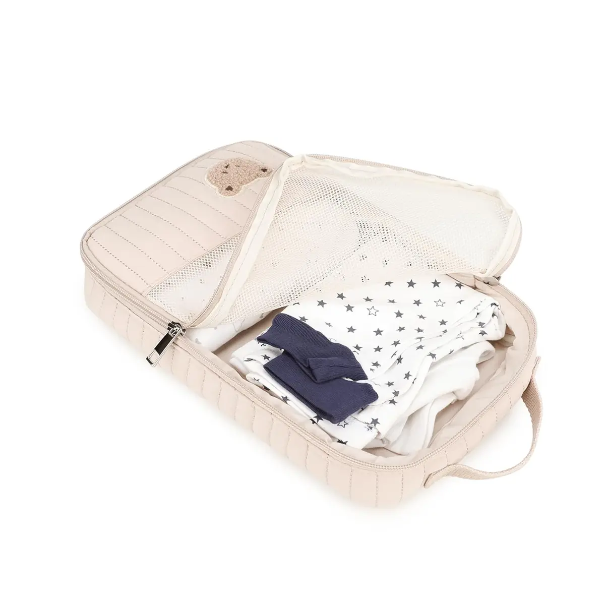MOMIGO Baby Diaper Bag Organizer Pouches Waterproof 2 Pack | Reusable Mesh Bags for Wet & Dry Items - view 2