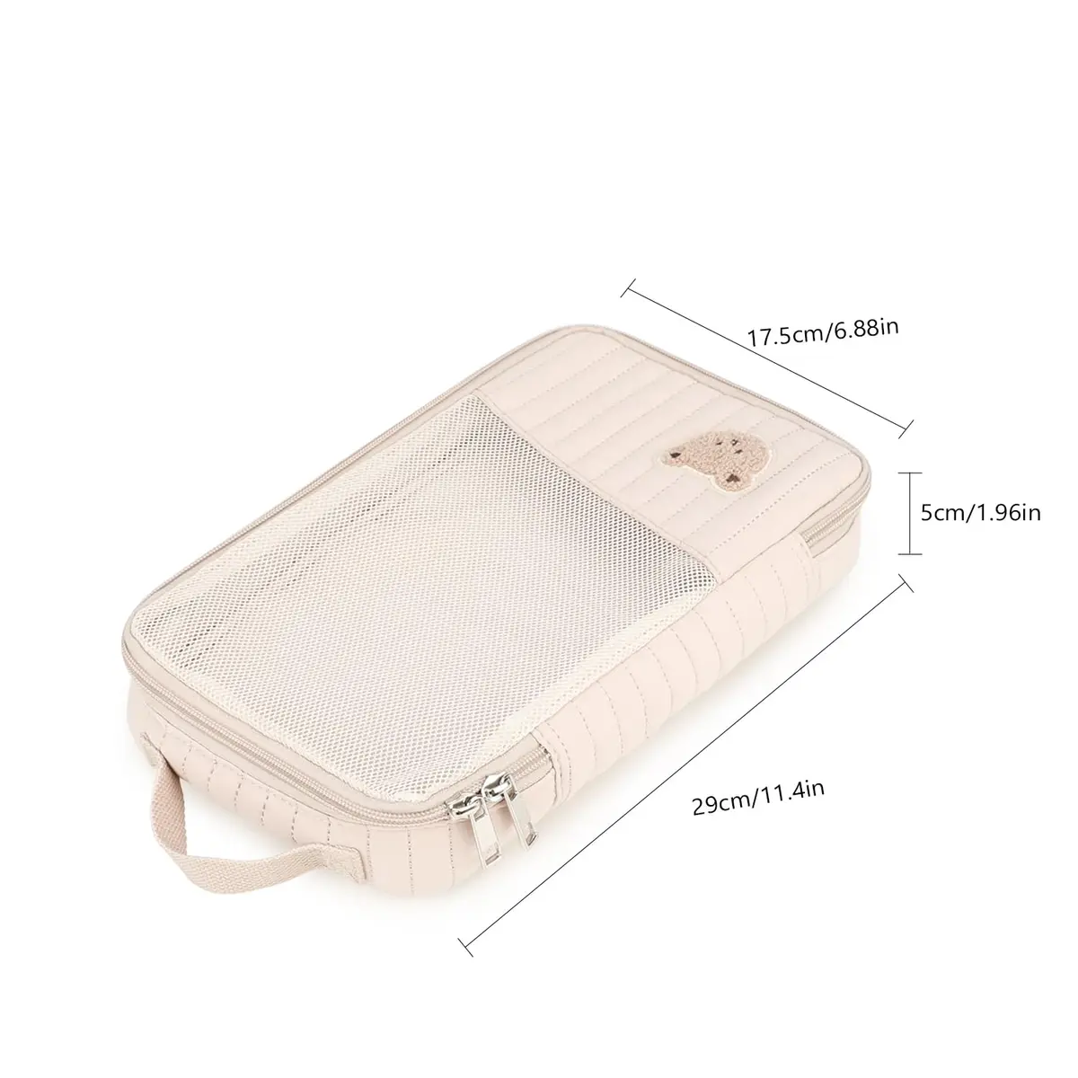 MOMIGO Baby Diaper Bag Organizer Pouches Waterproof 2 Pack | Reusable Mesh Bags for Wet & Dry Items - view 3