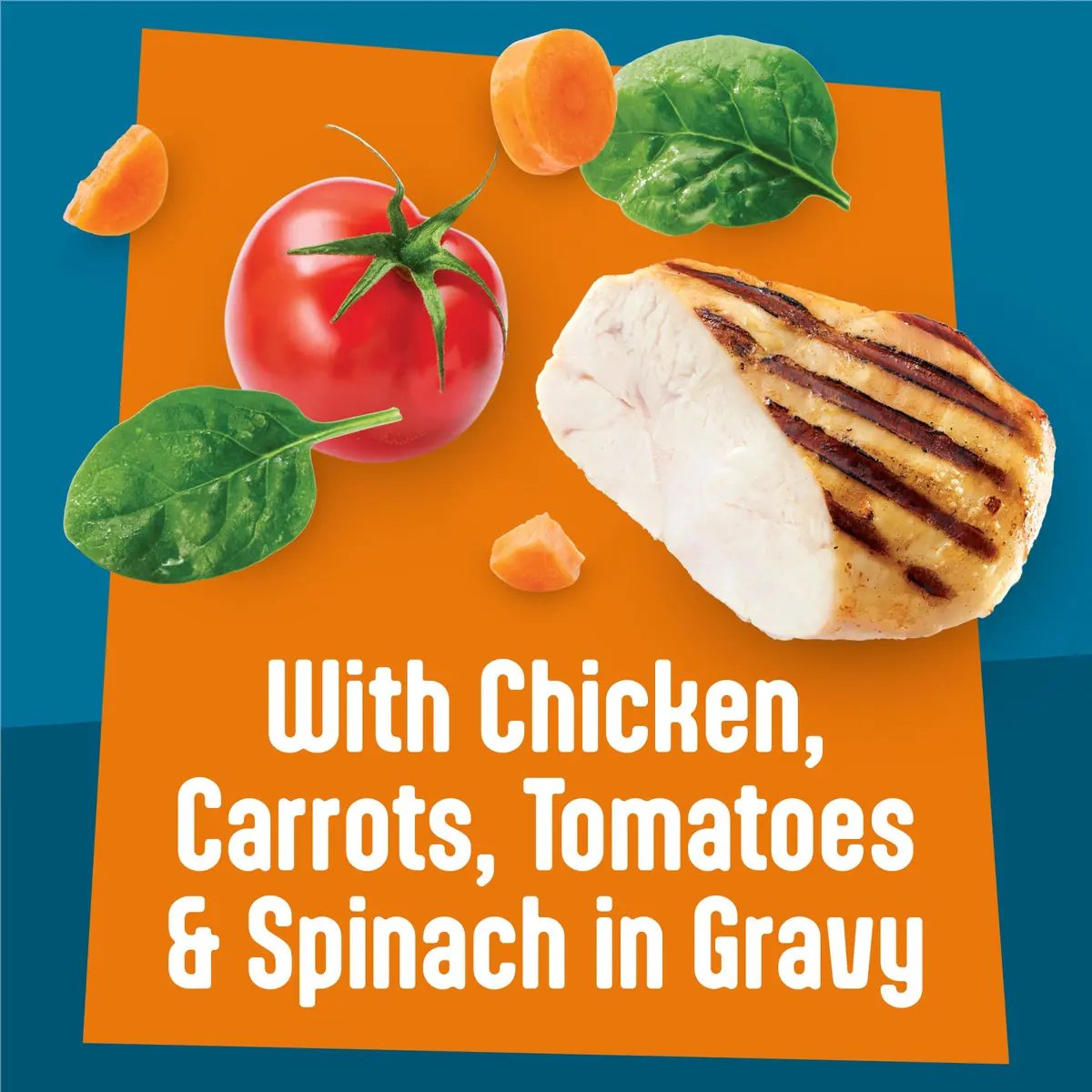 Friskies Fully Load'd Wet Cat Food Chicken 24 Count | Chunky in Savory Gravy for Adult Cats - view 4
