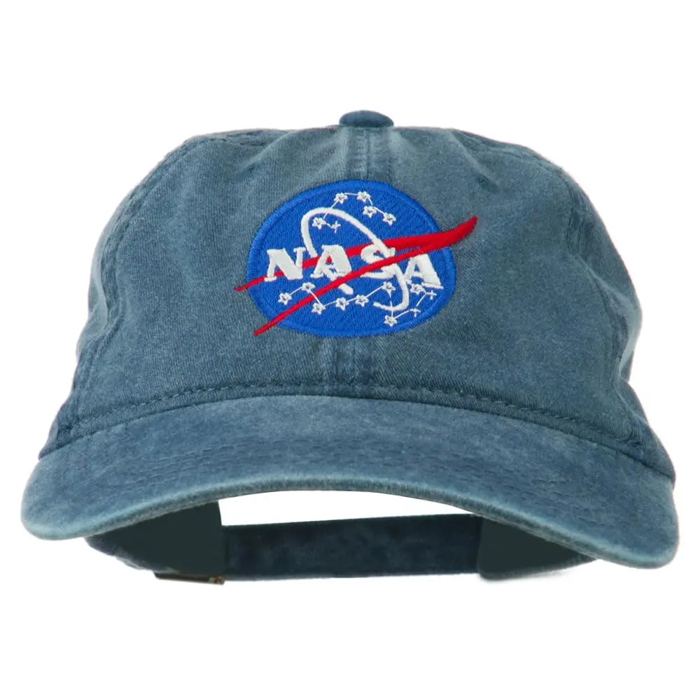 e4Hats.com NASA Insignia Embroidered Pigment Dyed Cap | Unisex Adjustable Cotton Space Hat - main product image