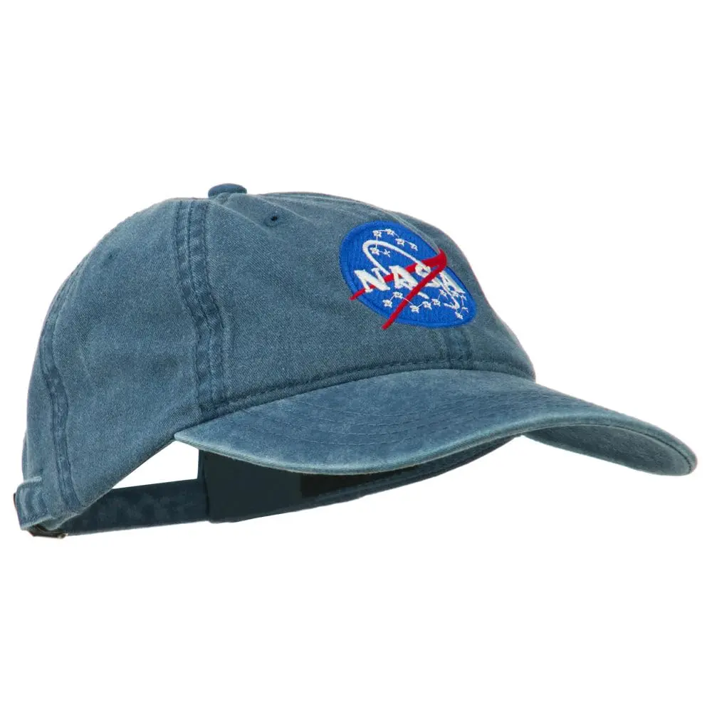 e4Hats.com NASA Insignia Embroidered Pigment Dyed Cap | Unisex Adjustable Cotton Space Hat - view 5