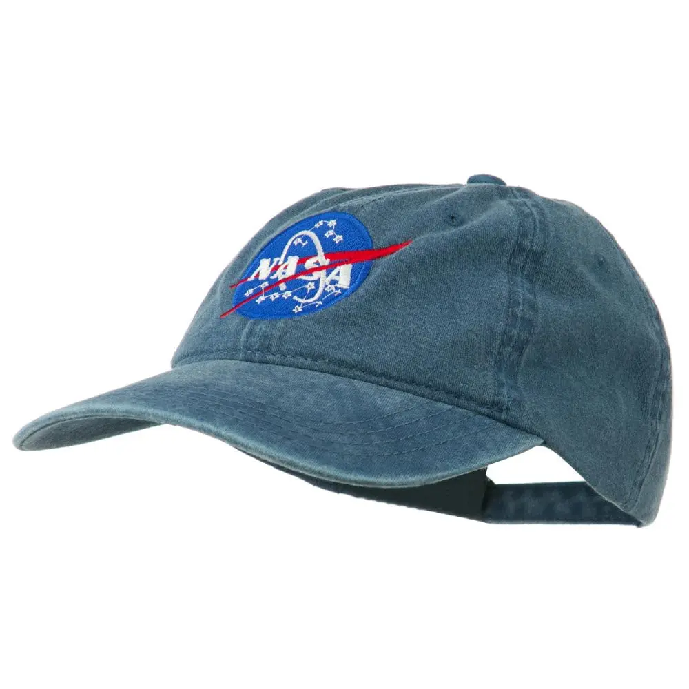e4Hats.com NASA Insignia Embroidered Pigment Dyed Cap | Unisex Adjustable Cotton Space Hat - view 2