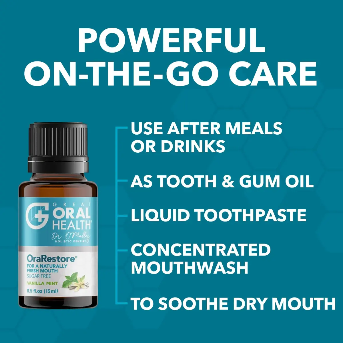 Great Oral Health System Dentist Formulated Oral Care Kit with Nano Hydroxyapatite Toothpaste, Mouthwash Concentrate & Oral Probiotics | 3-Piece Set - view 6