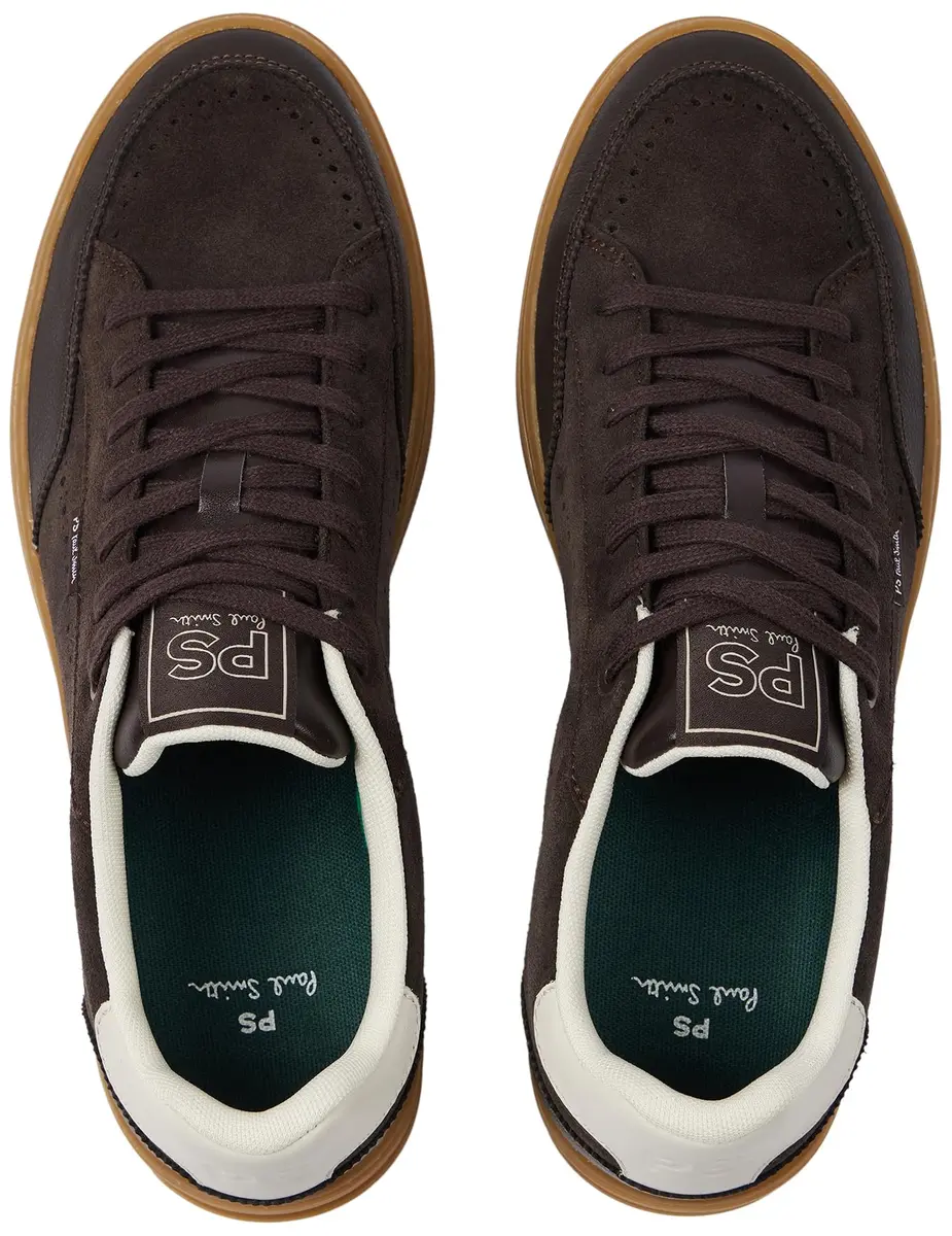 Paul Smith PS Mens Shoe HILLSTAR Dark Brown 9 | Casual Athletic Sneakers with Leather Upper - view 5
