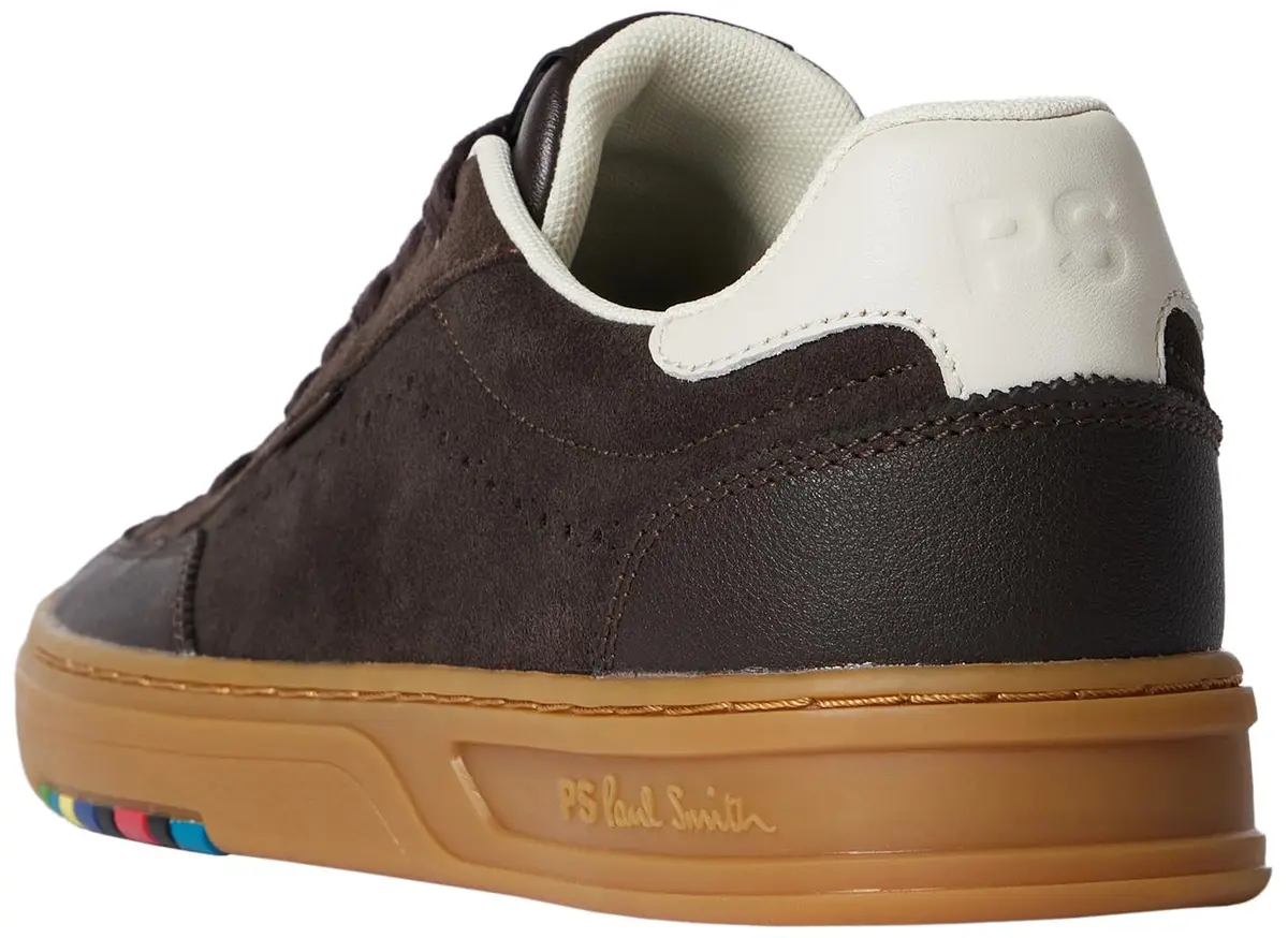 Paul Smith PS Mens Shoe HILLSTAR Dark Brown 9 | Casual Athletic Sneakers with Leather Upper - view 4