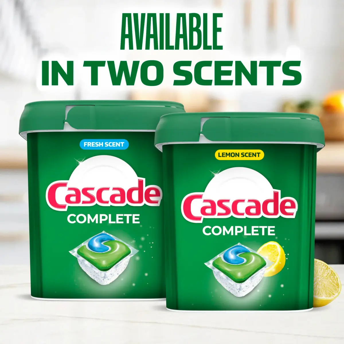 Cascade Complete Action Dishwasher Detergent Pods 43 Count | Powerful Grease Removal & Pipe Safe - view 5