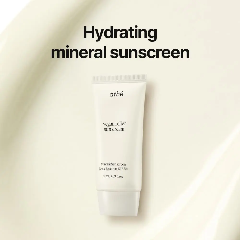 athé Vegan Relief Sun Cream SPF 50+ | Mineral Sunscreen | Sensitive Skin - view 3