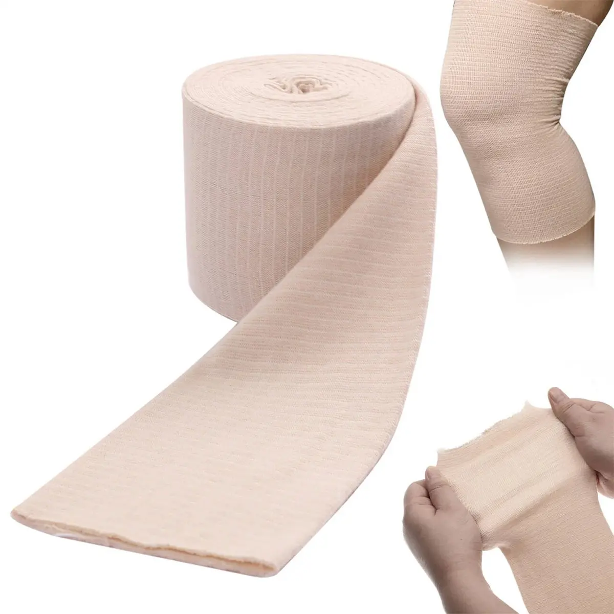 ILSSLI Tubular Support Bandage Elastic 4inch (10cm) | Breathable Compression for Legs & Knees - main product image