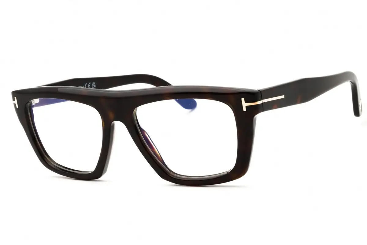 Marcolin FT6059-B Dark Havana Glasses 54 | Unisex Adult Classic Style with Polycarbonate Lenses - main product image
