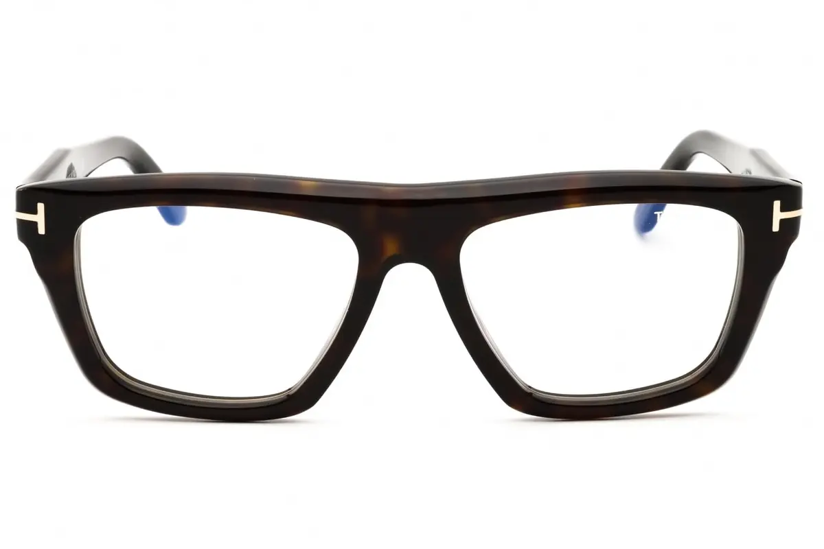 Marcolin FT6059-B Dark Havana Glasses 54 | Unisex Adult Classic Style with Polycarbonate Lenses - view 2