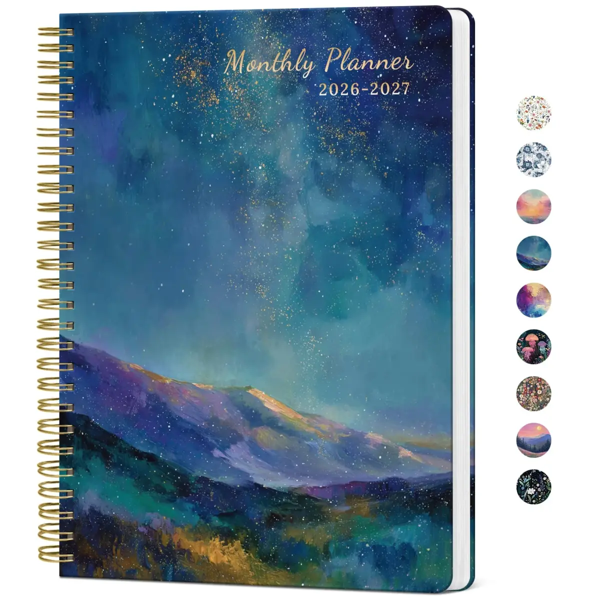 Taja Monthly Planner 2026-2027 18-Month Calendar 10 x 7 inches | Aesthetic Design for Students and Professionals - main product image