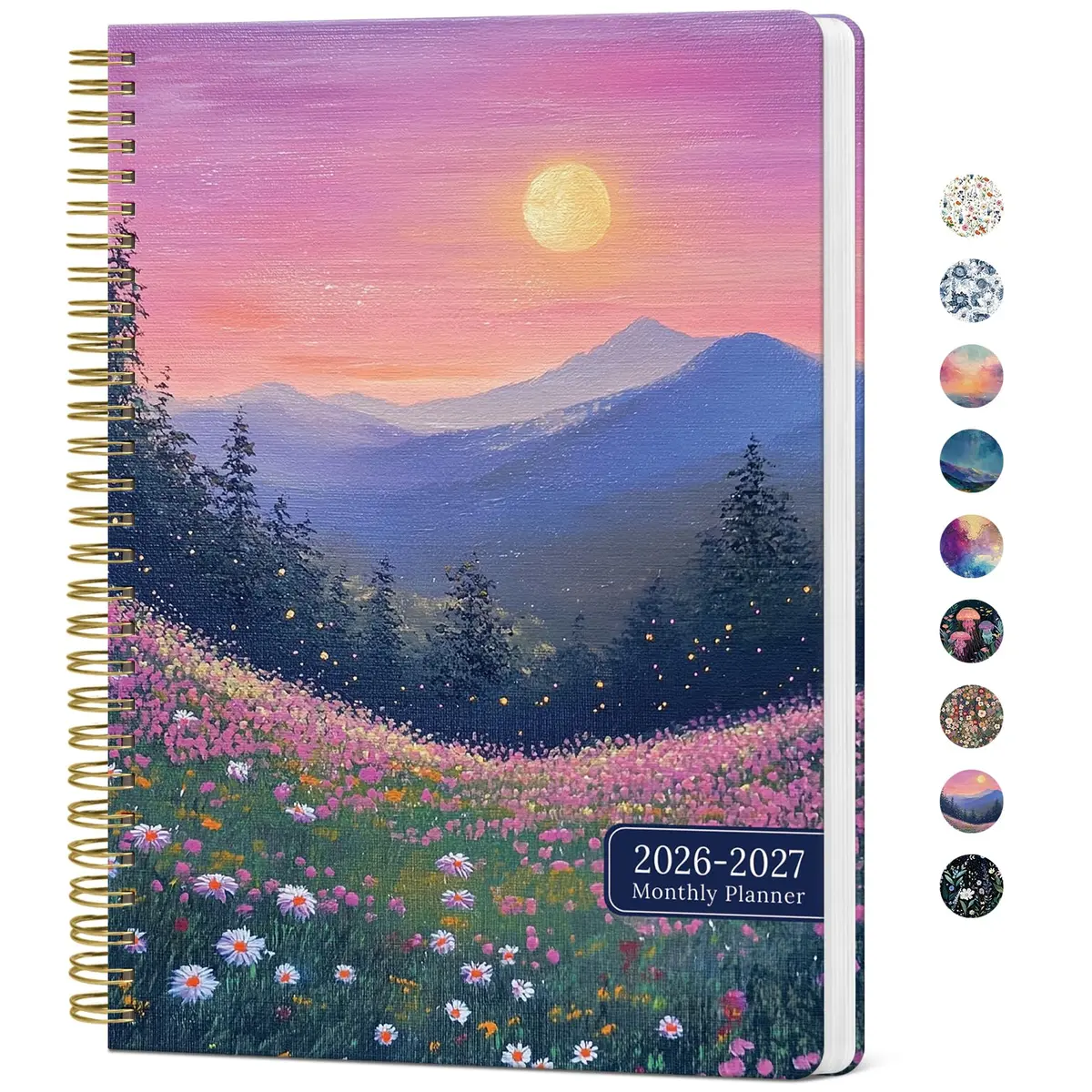 Taja Monthly Planner 2026-2027, 18-Month Aesthetic Calendar, Jul 2026-Dec 2027, 25cm x 18cm (10" x 7") | Planner for Students, Professionals, and Homemakers - main product image
