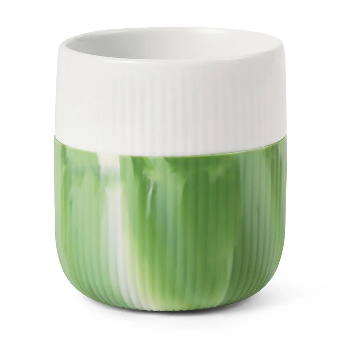 Royal Copenhagen Fluted Contrast Mug 12.8 fl oz (380 ml) Marble Green | Unique Marble Pattern Wedding Gift - main product image